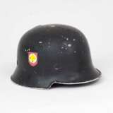 Deutsche Reichsbahn, Feuerschutzpolizei Helm M 34 mit beiden Abzeichen. - Foto 4