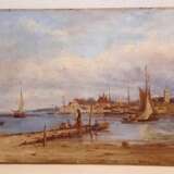 Эбенезер Коллс "Yarmouth" Isle of Wight Эбенезер Коллс Toile Huile sur toile Marine Angleterre импрессионизм 19 век - photo 9