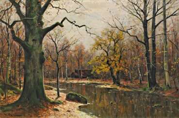 Moras, Walter. Autumn in the spree forest.