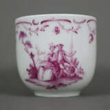 Ziertasse mit Figurenmalerei in Purpur-Camaieu - M… - фото 2
