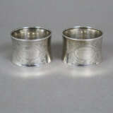 Zwei Serviettenringe - Silber 800/000, beide geste… - photo 1