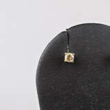 Ein Paar Diamant-Ohrstecker - Gelbgold 750/000, Si… - photo 2