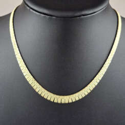 Elegantes 14K-Bandcollier - Gelbgold 585/000 (14),…