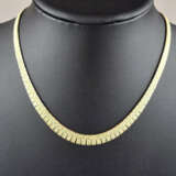 Elegantes 14K-Bandcollier - Gelbgold 585/000 (14),… - фото 1
