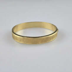 18K-Goldarmreif - Gelbgold 750/000, gestempelt, gl…