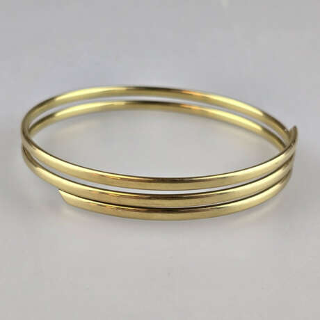 18K-Goldarmreif in Form einer Spirale - Gelbgold 7… - фото 1