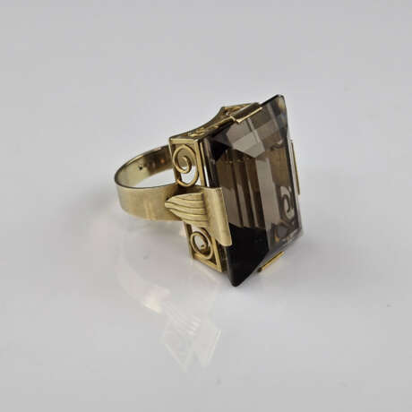 Großer 14K-Topasring - Gelbgold 585/000, punziert,… - photo 1