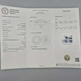 Loser eisblauer Diamant von 2,04 ct. mit Lasersign… - фото 7
