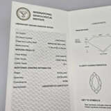 Loser blauer Marquise-Diamant von 2,06 ct. mit Las… - photo 4