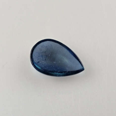 Loser Aquamarincabochon von über 33 ct. -tropfenfö… - photo 3