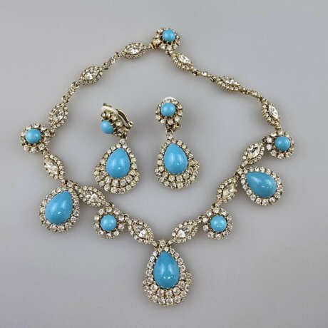 Funkelndes Vintage-Schmuckset - CINER / USA, goldf… - photo 1