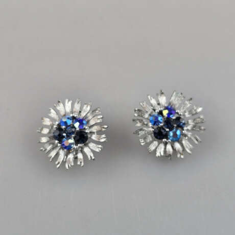 Ein Paar Vintage-Ohrclips - LISNER/USA, silberfarb… - photo 2