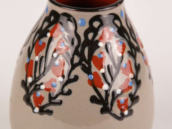 Vase - Karlsruhe Majolika, Design von Prof. Alfred… - photo 1