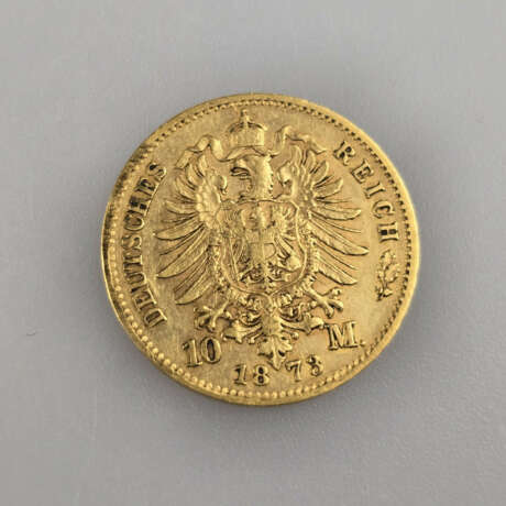 Goldmünze 10 Mark 1873 - Deutsches Kaiserreich, Wi… - Foto 2