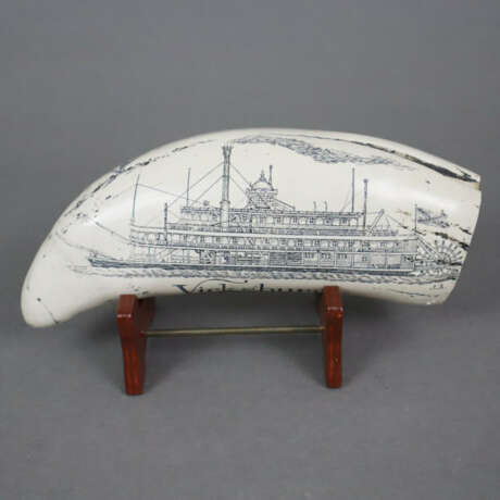 Scrimshaw-Replik - Kunstharz, vorder- und rückseit… - photo 2