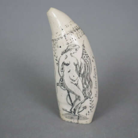 Scrimshaw-Replik - Kunstharz, vorder- und rückseit… - photo 3