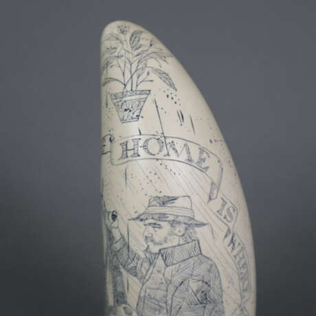 Scrimshaw-Replik - Kunstharz, vorder- und rückseit… - photo 2