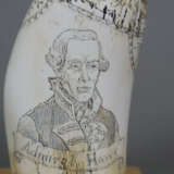 Scrimshaw-Replik - Kunstharz, vorder- und rückseit… - Foto 2