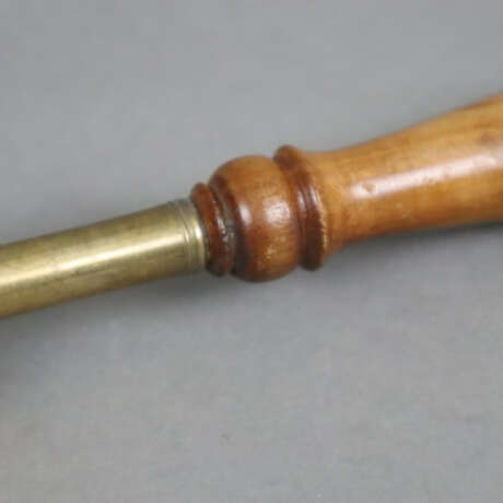 Pulvermaß - Messing/Holz, kunstvoll gedrechselter … - photo 3