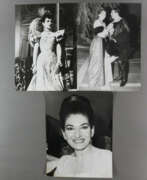 Fotografie. Konvolut: Drei Fotografien von Maria Callas - s/w …