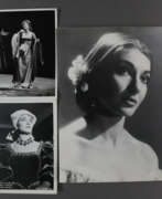 Fotografie. Konvolut: Drei Fotografien von Maria Callas - s/w …