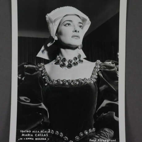 Konvolut: Drei Fotografien von Maria Callas - s/w … - photo 3