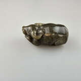 Jade-Figur „Wasserbüffel“ - China, zweifarbige Nep… - photo 3
