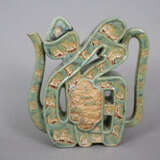 Weinvase im Kangxi-Stil - um 1900, kleiner Steckde… - photo 1