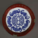Lackdose mit Glücksymbolik - China, runde Form mit… - photo 3