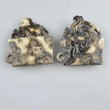 Gürtelschließe - China, weißer bis brauner Nephrit… - photo 2