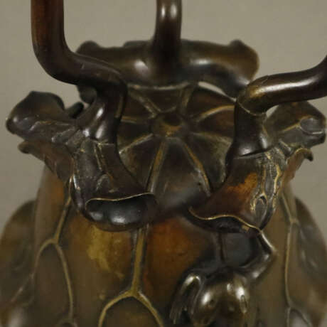 Räuchergefäß - Japan, Meiji-Zeit, Bronze, Deckelge… - photo 2