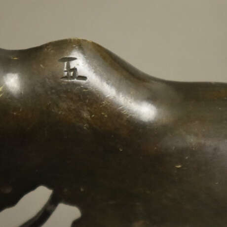 Räuchergefäß - Japan, Meiji-Zeit, Bronze, Deckelge… - photo 6