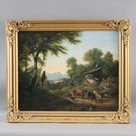 Unbekannte/r Maler/in (19. Jh.) - Viehtrieb, Bäuer… - photo 4