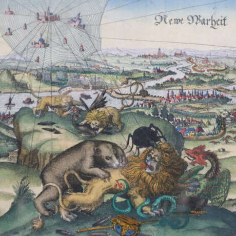 Allegorisches Flugblatt "Newe Wahrheit" - Politisc… - фото 3