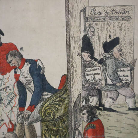 Anonymer Karikaturist - Frankreich, ca. 1814, "La … - photo 4