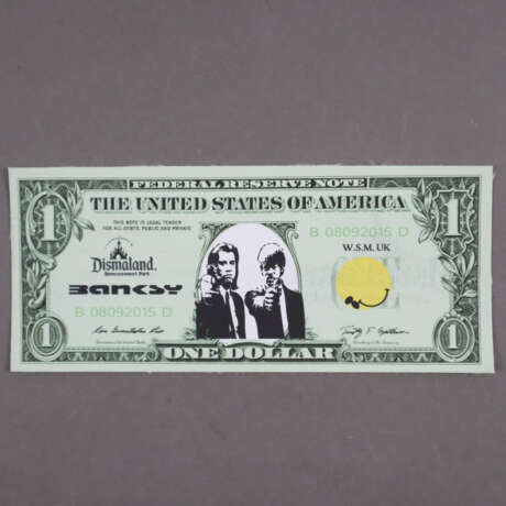 Banksy (*1974 Bristol, nach) - "Dismal 1 Dollar Ca… - Foto 3