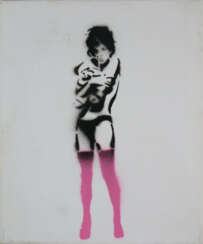 Banksy (*1974 Bristol, nach) - "Dismal Canvas" mit…