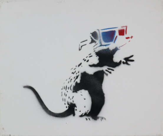 Banksy (*1974 Bristol, nach) - "Dismal Canvas" mit… - Foto 1