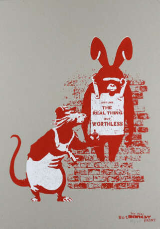 The Real Not Banksy Front (STOT21stCplanB) - "Like… - photo 1