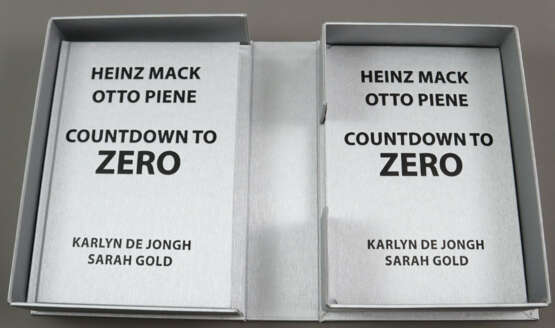 Mack, Heinz / Piene, Otto - "Countdown to ZERO", K… - photo 1