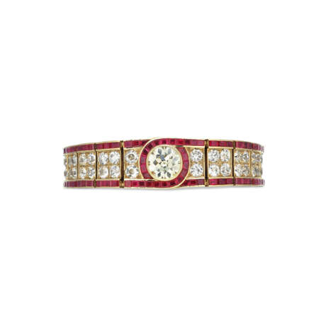 NO RESERVE – DIAMOND AND RUBY BRACELET - photo 3