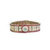 NO RESERVE – DIAMOND AND RUBY BRACELET - photo 4