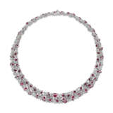 NO RESERVE – RUBY AND DIAMOND NECKLACE - photo 2
