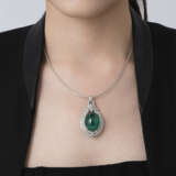 EMERALD AND DIAMOND PENDANT - Foto 3