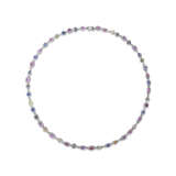 SET OF SAPPHIRE AND DIAMOND NECKLACE AND EARRINGS - photo 3