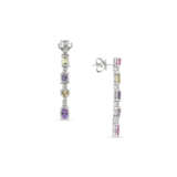 SET OF SAPPHIRE AND DIAMOND NECKLACE AND EARRINGS - photo 7