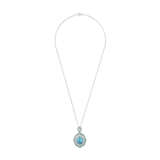 PARAÍBA TOURMALINE AND DIAMOND NECKLACE - photo 2