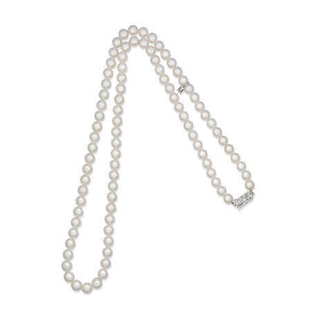 NO RESERVE – MIKIMOTO CULTURED PEARL NECKLACE - photo 1