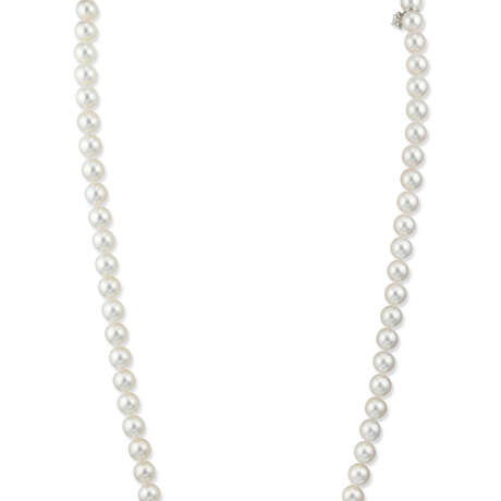 NO RESERVE – MIKIMOTO CULTURED PEARL NECKLACE - Foto 4