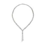 NO RESERVE – SET OF DIAMOND NECKLACE AND EARRINGS - фото 2